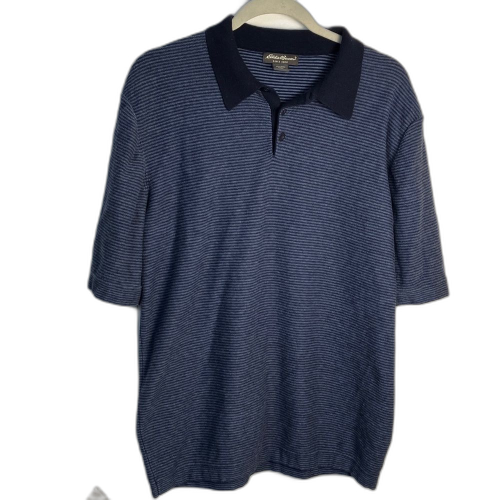 Eddie Bauer TALL striped polo